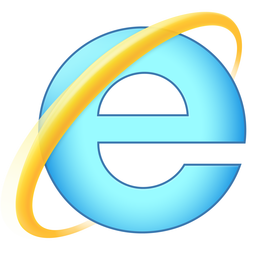 Internet Explorer 9, 10 and 11 browser logo
