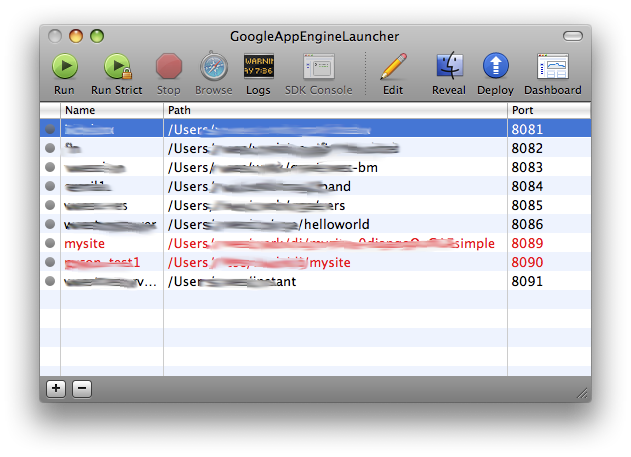 Google App Engine Launcher for Macs