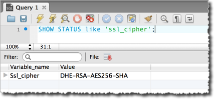 Testing if connection is over SSL.