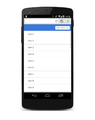 Animating a modal view.