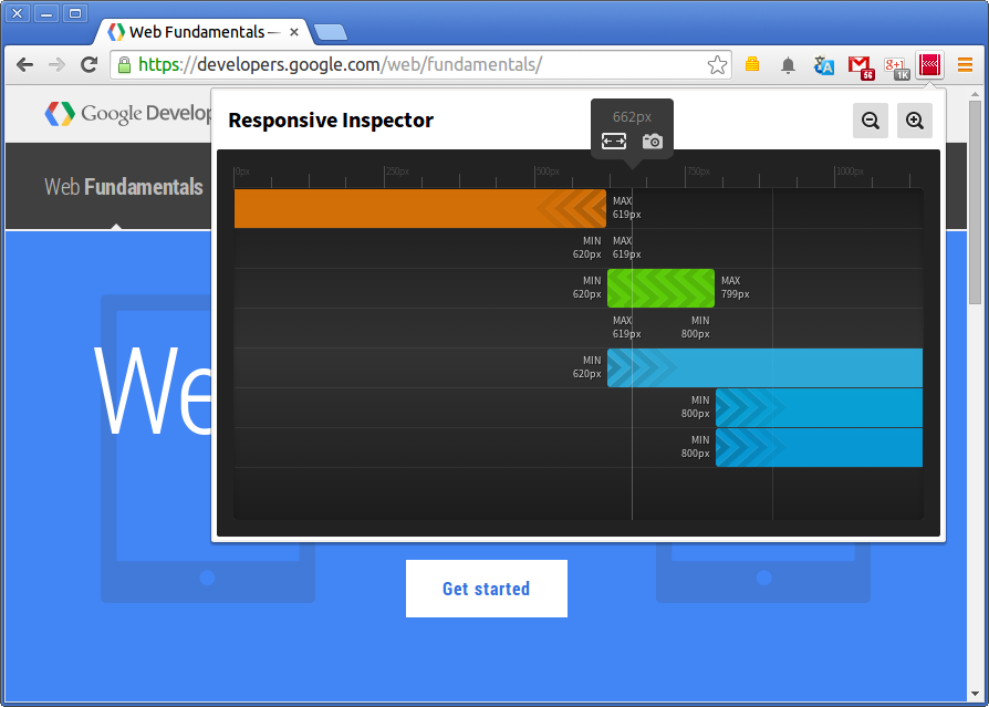 Responsive Inspector Chrome extension